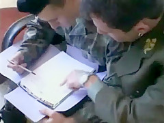 Hottest male in amazing uniform, blowjob homo porn scene