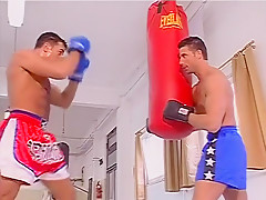 Hottest male pornstars Julian Vincenzo and Fred Fele in horny rimming, bears gay xxx movie