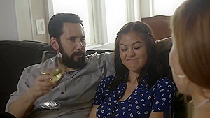 Husband fucks step sisters in bdsm