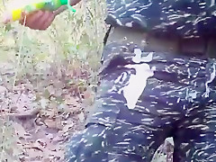 I Cumming on Taiwan tigerstripe camo uniform