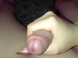 I Gave Step daddy His First Handjob! Thick Cumshot!!