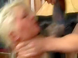 Incredible Choking Mouth Fuck Of Blonde