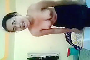 Indian Young Babe Stripping Salwar Suit Exposing Delicious Boobs