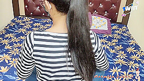 Jaanvi Used Cum As Shampoo On Her Rough Hairs Instead Of Going To Parlour