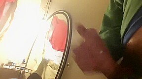 Jacking off until cum
