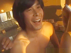 Japanese Babe In Hawt Group Sex Action