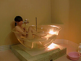 Japanese amateur boat ride and bathing in weird bathtub