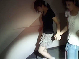Japanese teen 18+ rubs nips