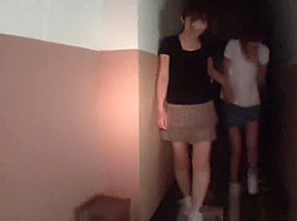 Japanese teen 18+ rubs nips