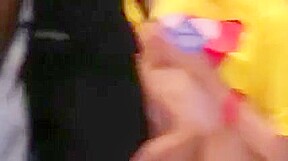 Japanese tits touching