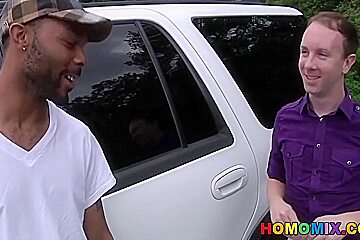 Jayden Jones Assrides A Big Black Cock