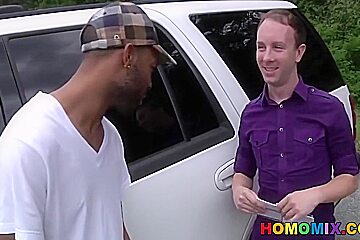 Jayden Jones Assrides A Big Black Cock