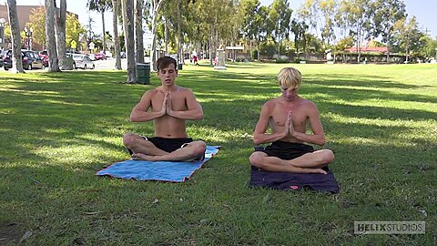 Jessie Montgomery & Zac Stevens in Yoga Thunder - HelixStudios
