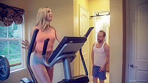 Karla Kush interrupted at the gym for a Creampie