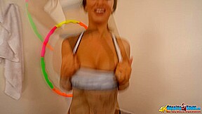 Katie Louise - Naked Trampoline - BoppingBabes