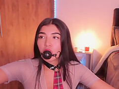 Kimmy Ball Gagged And Dances For You Lovely Lips!