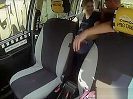 Kinky Couple Having Sex In The Taxi