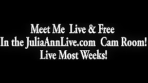 Kinky Milf Julia Ann plays with Nipple Clamps!