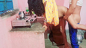 Komal Was Stealing Theft By Calling Her Friend In The Kitchen