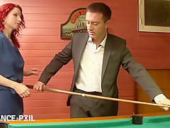 La France A Poil - Slutty French Redhead Delivers Pizza