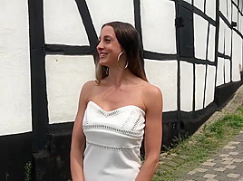 Lara Goes Out For A Summer Party In High Heel Mules