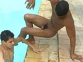 Latin Twink Takes Black Cock