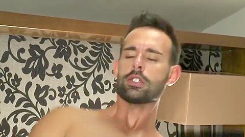 Latin bear casting couch and cumshot