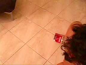 Latina slut enjoys her sex toy in a perverted way