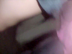 Lifting slut's dress in nightclub