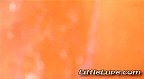 Little lupe fingering her tight petite pussy
