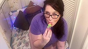 Lolli Pop - Plumper Bbw Makes Booty Candy Sexy Anal Play With Large Jewliesparxx
