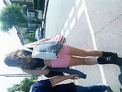 Londonperv's Candids 2014 - teen 18+ in Tight Pink Shorts