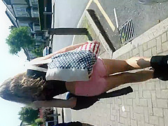 Londonperv's Candids 2014 - teen 18+ in Tight Pink Shorts