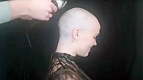 Long hair headshave