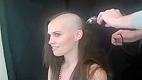 Long hair headshave