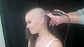Long hair headshave
