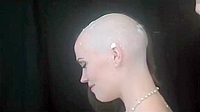 Long hair headshave