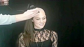 Long hair headshave