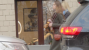Look under my skirt Jeny Smith spinning in a miniskirt in public