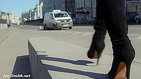 Look under my skirt Jeny Smith spinning in a miniskirt in public