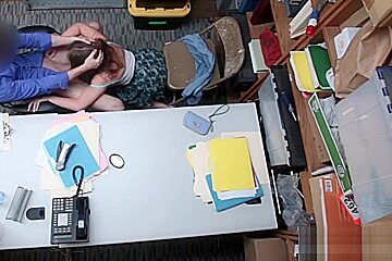 Lustful Crook Brooke Bliss Sucking Cock and Fucked