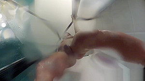 MILF Kirsten showers with an underwater camera