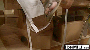 Madelyn Marie in Brunette Hottie Fucks Her Coworker In The Stock Room - Hot4MILF
