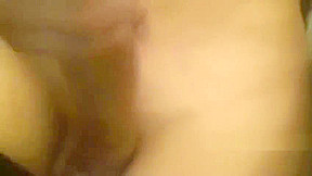 Mariana Cordoba cumming in a public restroom