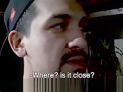 Masturbating latino shoots cum