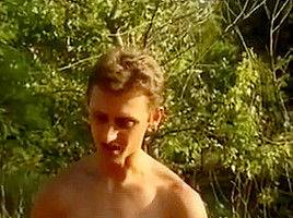 Mature outdoor piss gang bang