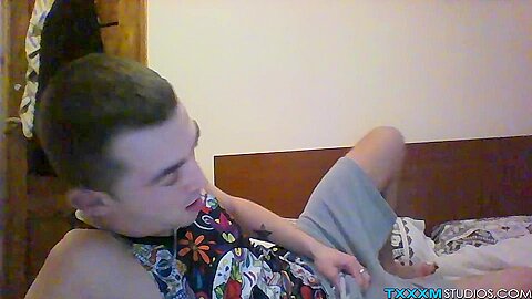 Michael Wyatt in Michael Wyatt fingers himself and masturbates solo - TXXXMStudios