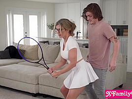 Milf Stepmom Shows Stepson Some Moves - Cory Chase