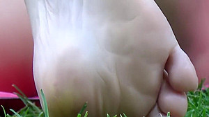 More candid feet in the grass!