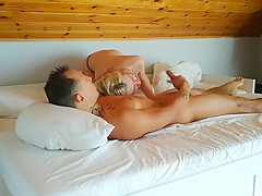 Morning Blowjob From Blonde - Devils Kos And Julia Rain